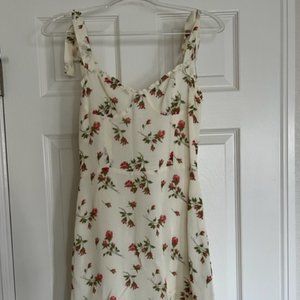 Reformation Christine Ruffle Detail Minidress